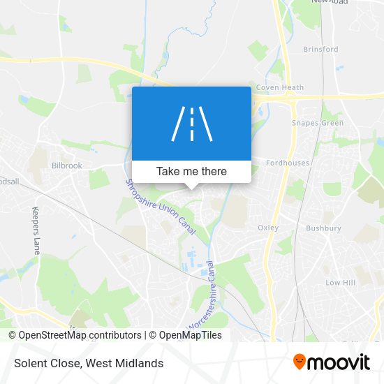 Solent Close map