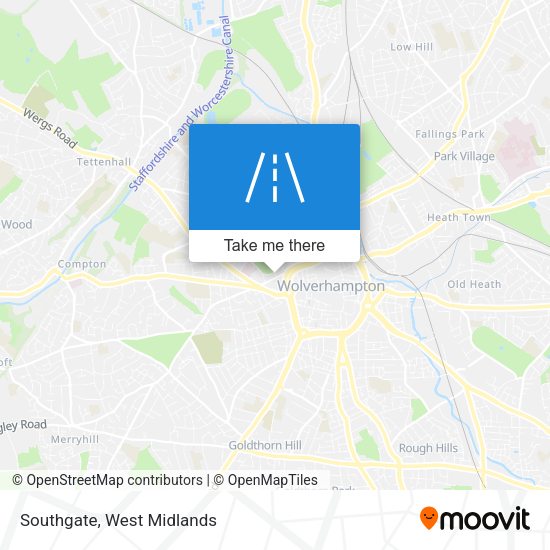 Southgate map