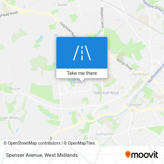 Spenser Avenue map