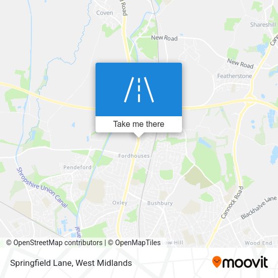 Springfield Lane map