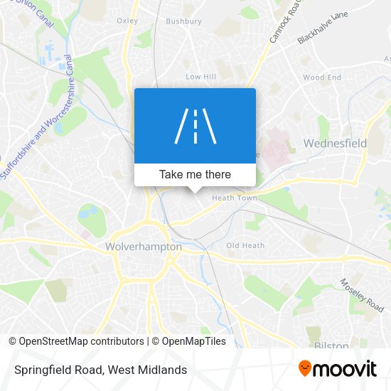 Springfield Road map