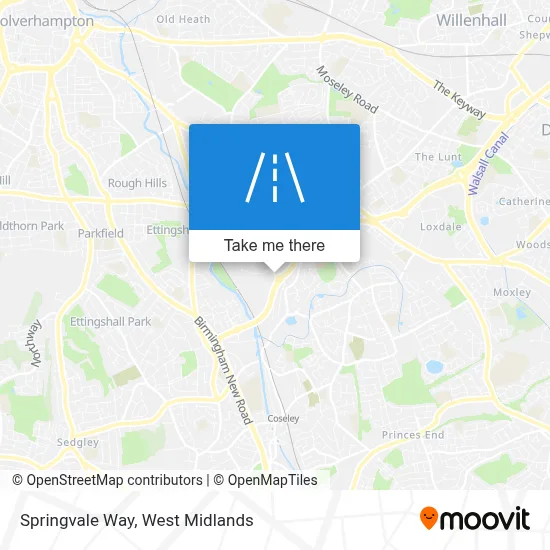 Springvale Way map