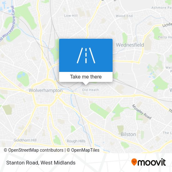 Stanton Road map