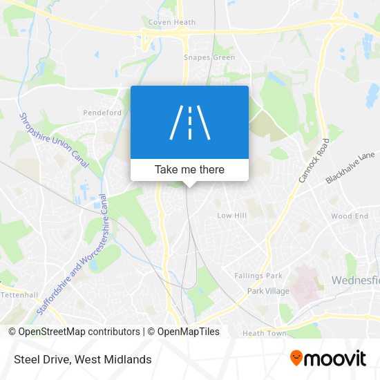 Steel Drive map