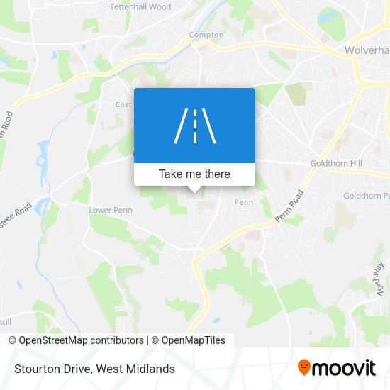 Stourton Drive map