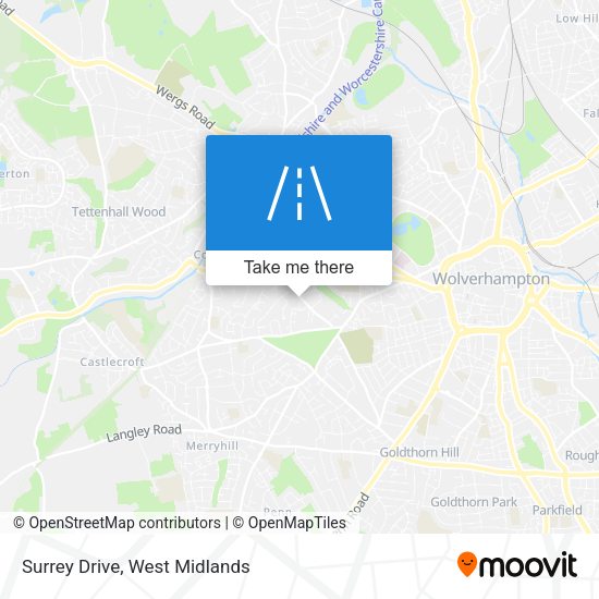 Surrey Drive map