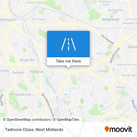 Tadmore Close map