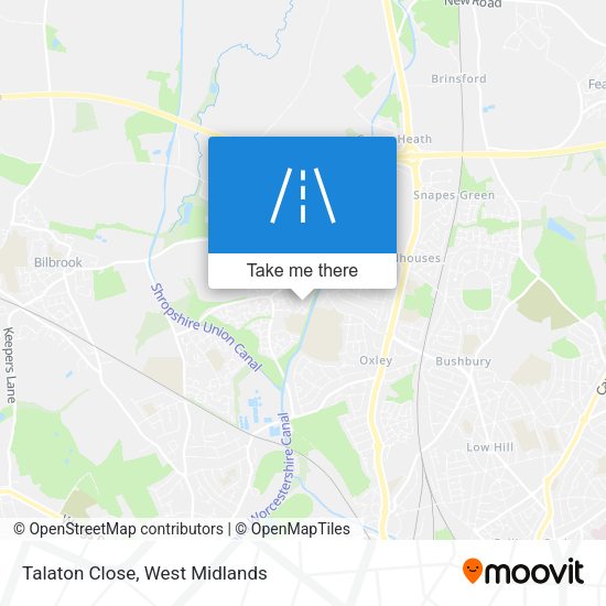 Talaton Close map