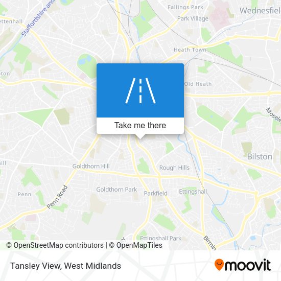 Tansley View map