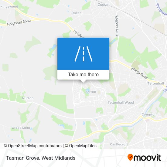 Tasman Grove map