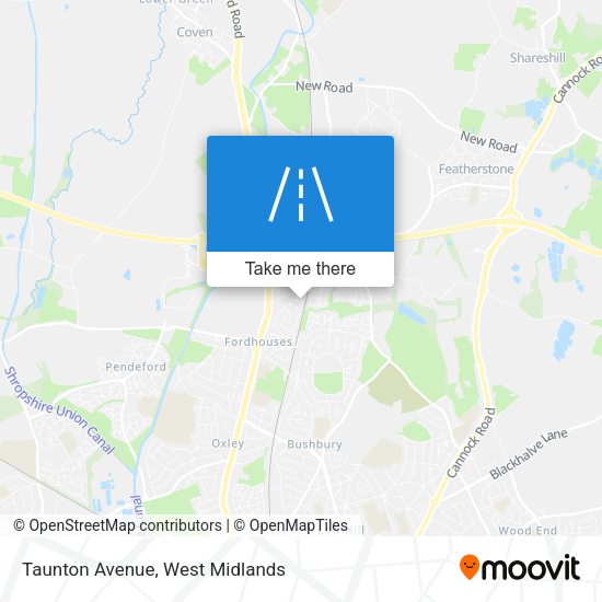 Taunton Avenue map