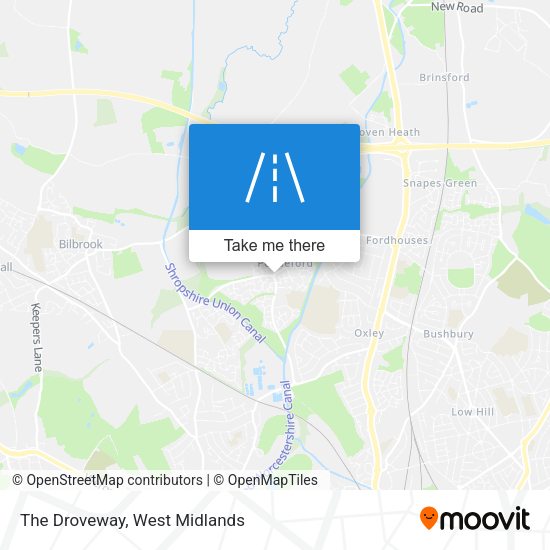 The Droveway map
