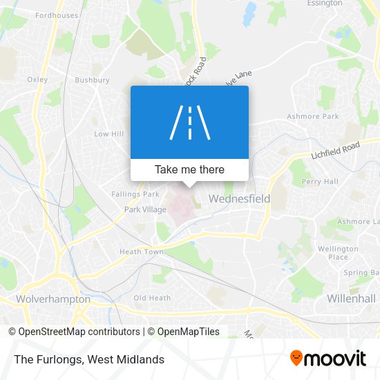 The Furlongs map