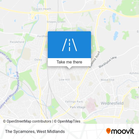 The Sycamores map