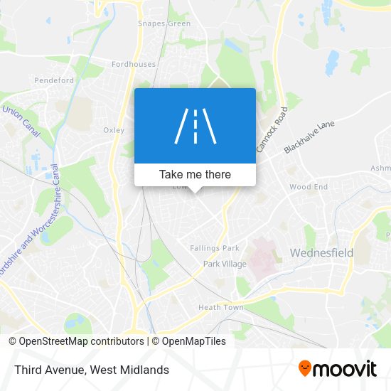 Third Avenue map