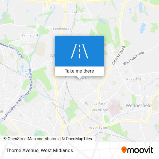 Thorne Avenue map