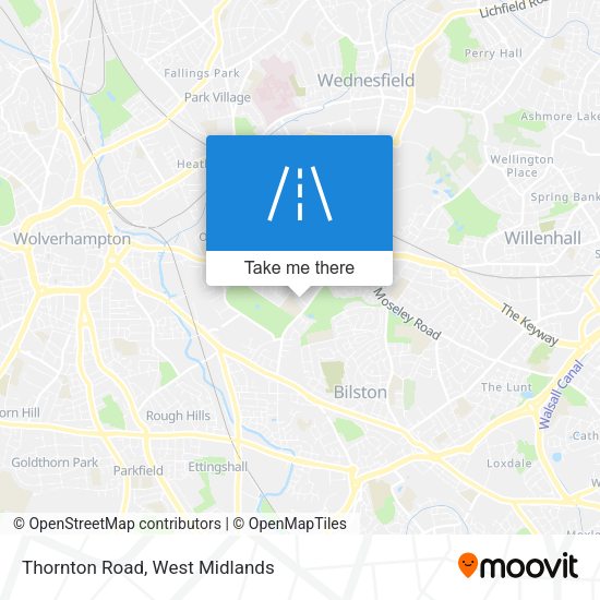 Thornton Road map