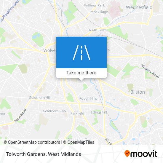 Tolworth Gardens map