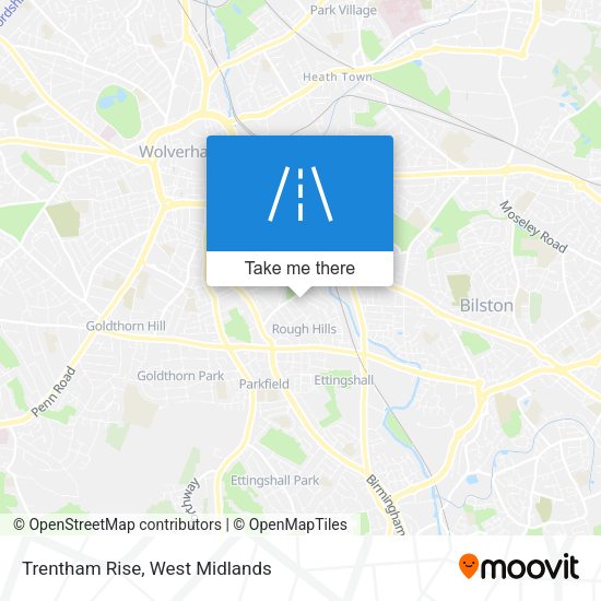 Trentham Rise map