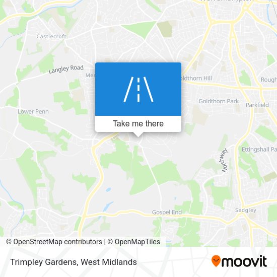 Trimpley Gardens map