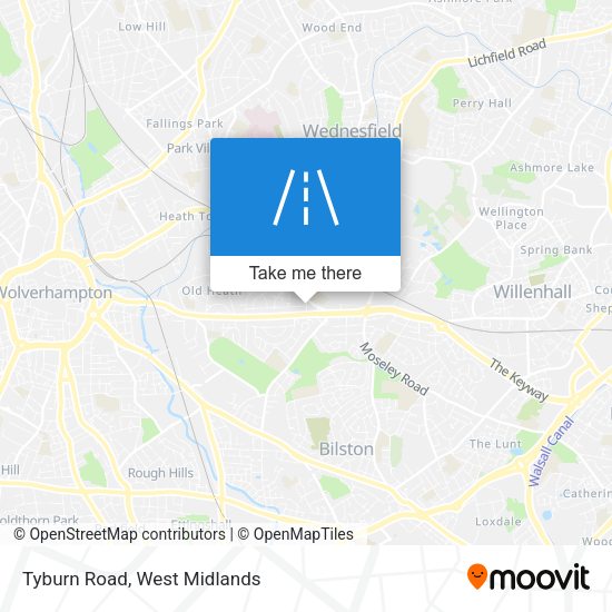 Tyburn Road map