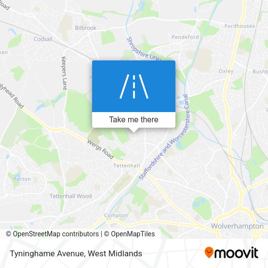 Tyninghame Avenue map