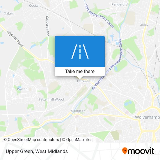 Upper Green map