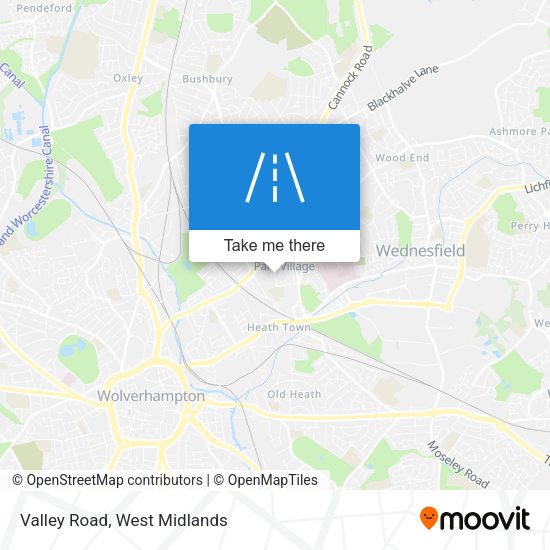 Valley Road map