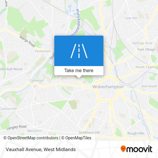 Vauxhall Avenue map