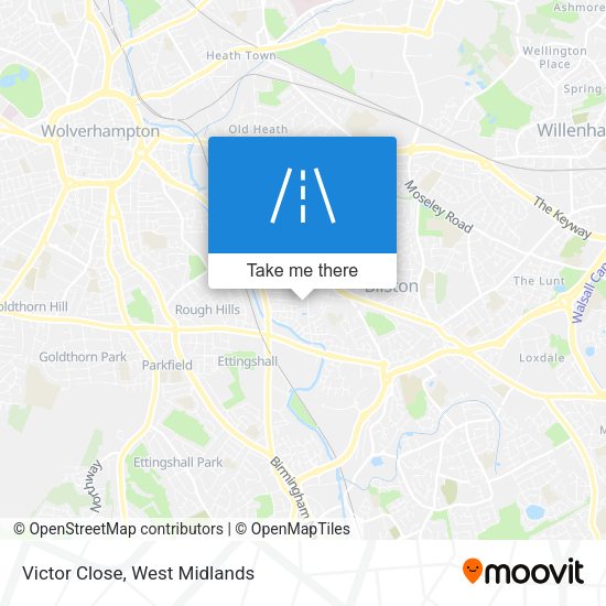 Victor Close map