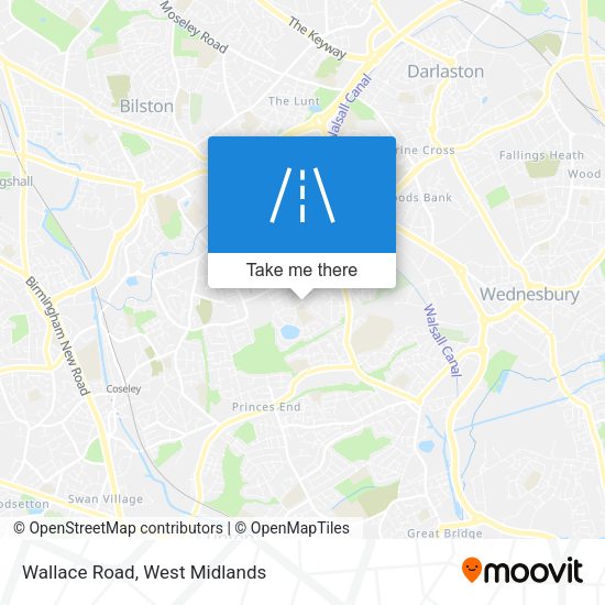 Wallace Road map