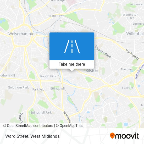 Ward Street map