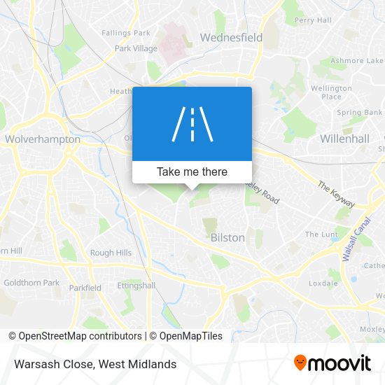 Warsash Close map