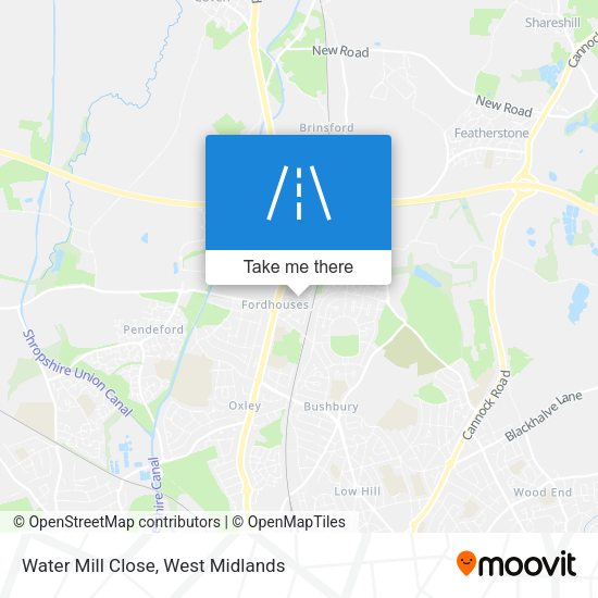 Water Mill Close map