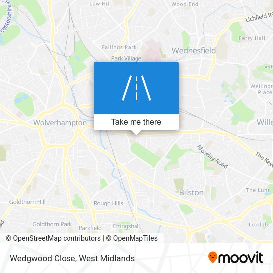 Wedgwood Close map