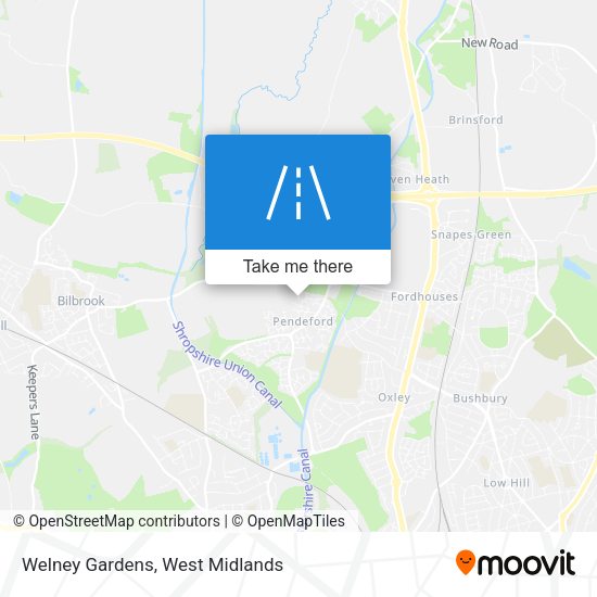Welney Gardens map