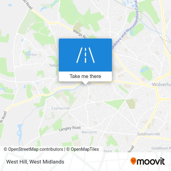 West Hill map