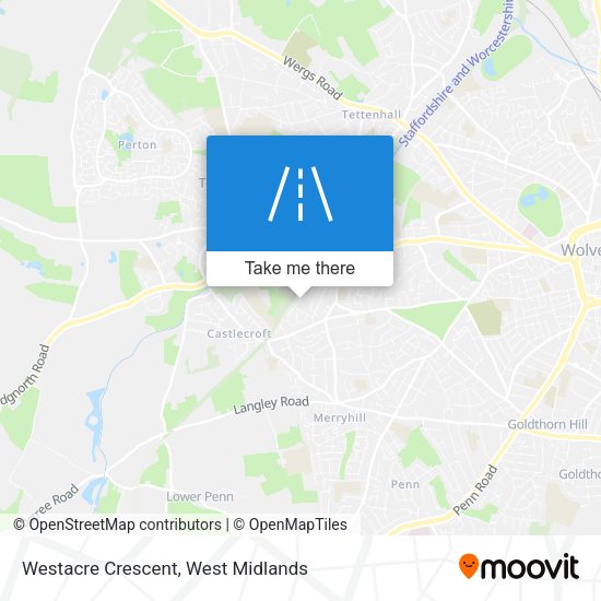 Westacre Crescent map