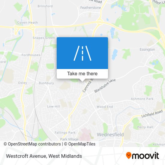 Westcroft Avenue map