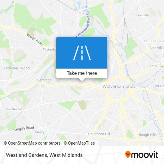 Westland Gardens map