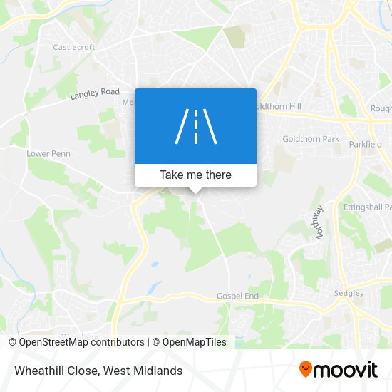 Wheathill Close map