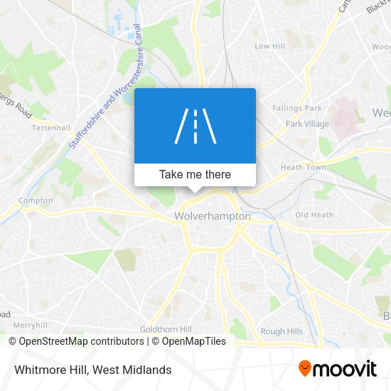 Whitmore Hill map