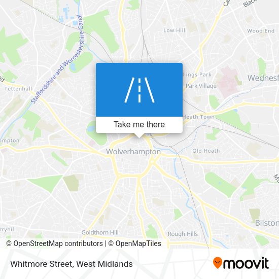 Whitmore Street map