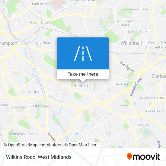 Wilkins Road map
