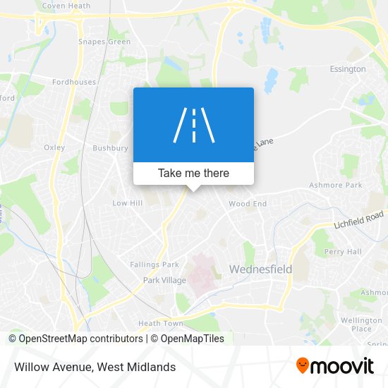 Willow Avenue map
