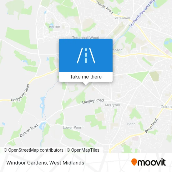 Windsor Gardens map