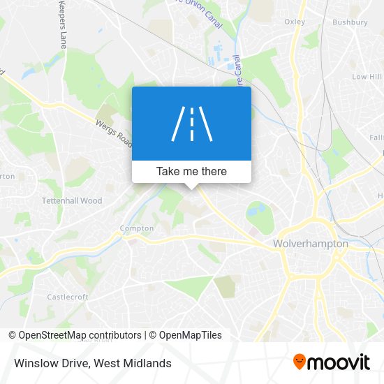 Winslow Drive map