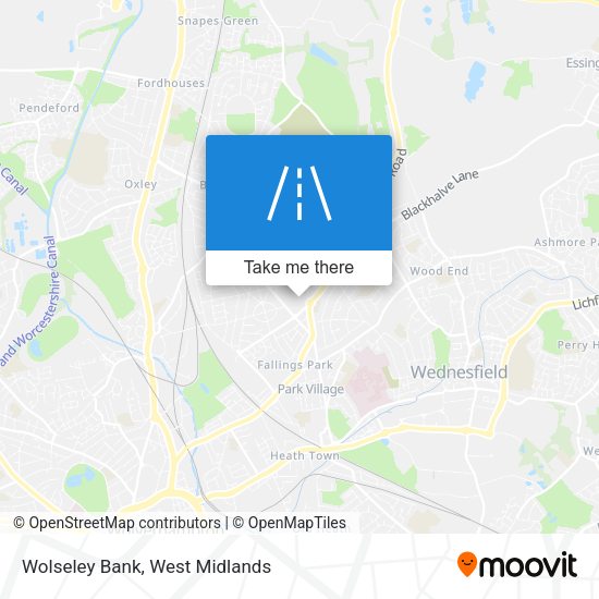 Wolseley Bank map