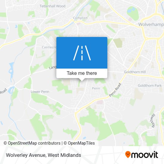 Wolverley Avenue map
