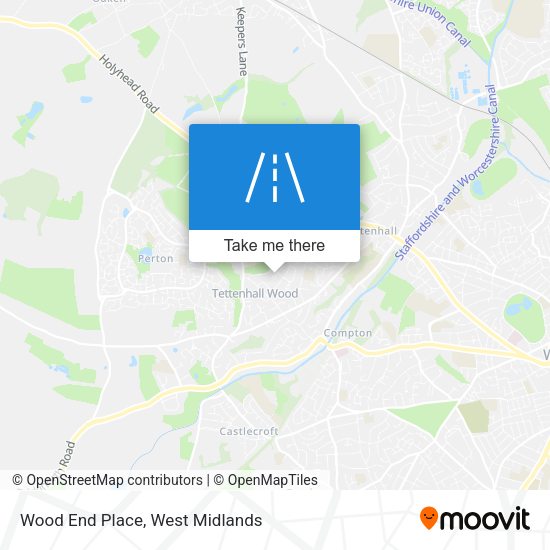 Wood End Place map